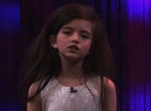 El regreso de la nena que sorprendió al mundo: una voz muy especial