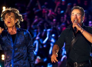 Mucho rock: los Rolling Stones junto a Bruce Springsteen sobre el escenario
