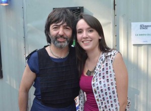 La ganadora del concurso de Babasónicos disfrutó del show en Nueva York