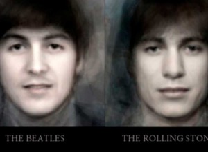Mil caras en una: así sería el rostro promedio de una banda de rock legendaria