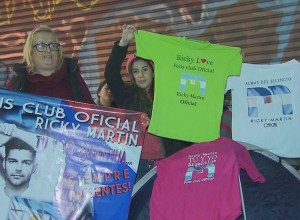 Acampe para conocer a Ricky Martin