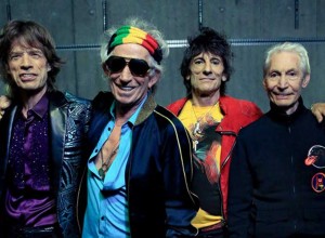 Los Rolling Stones en una famosa galería de arte