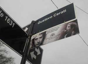 Argentina tiene una calle que se llama «Gustavo Cerati»
