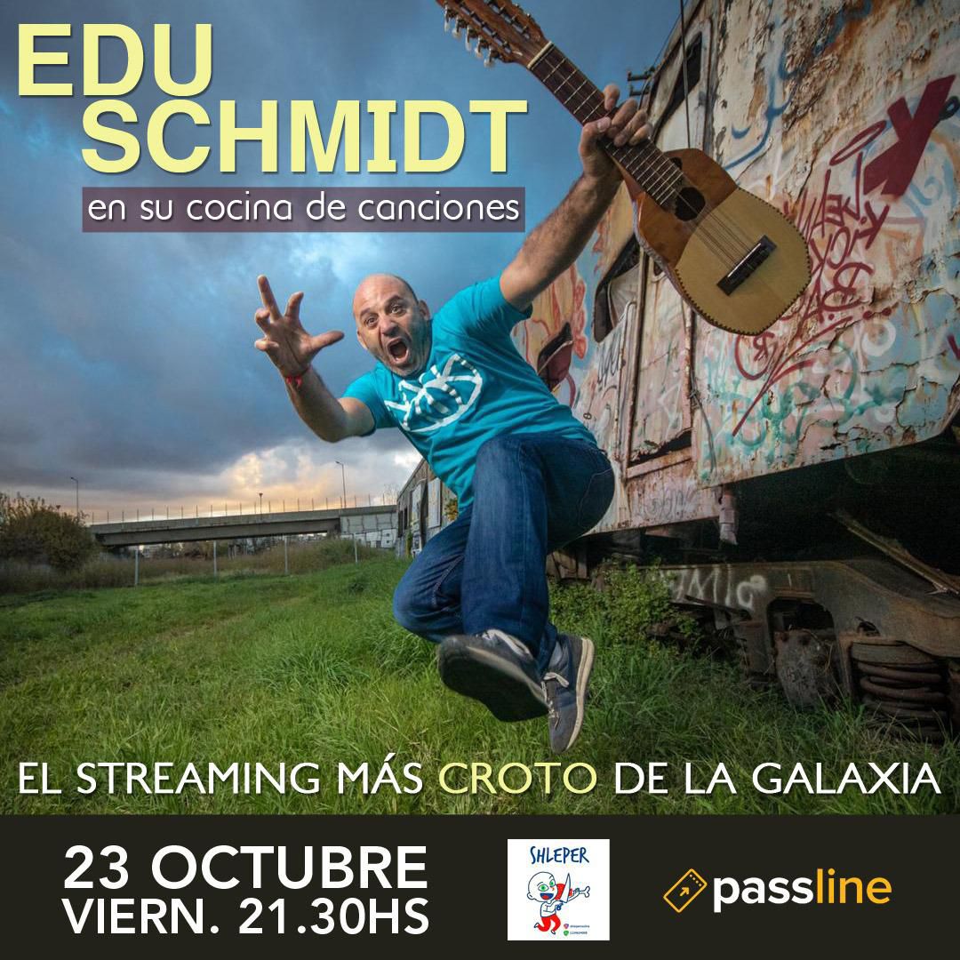 Este viernes a las 21, 30 show virtual del ex Árbol