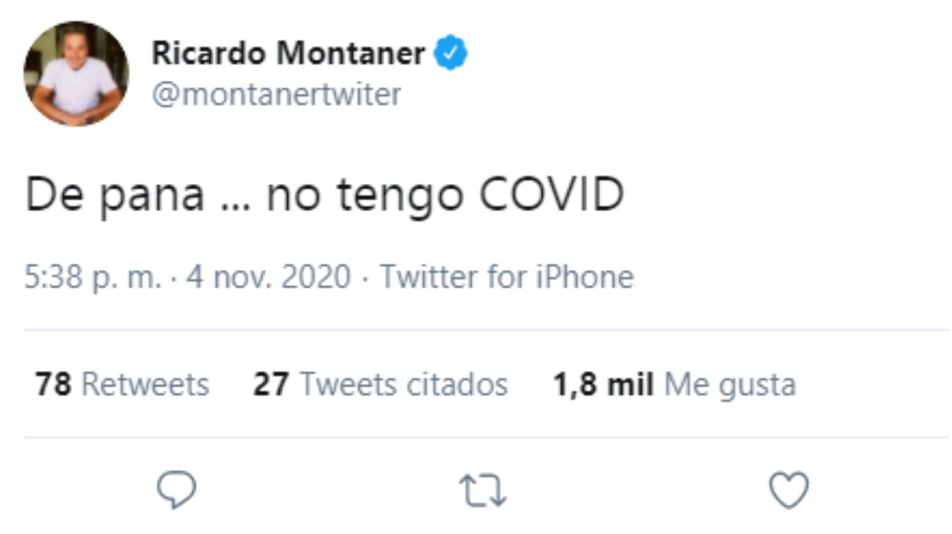 El mensaje de Montaner para llevarle calma a sus seguidores.