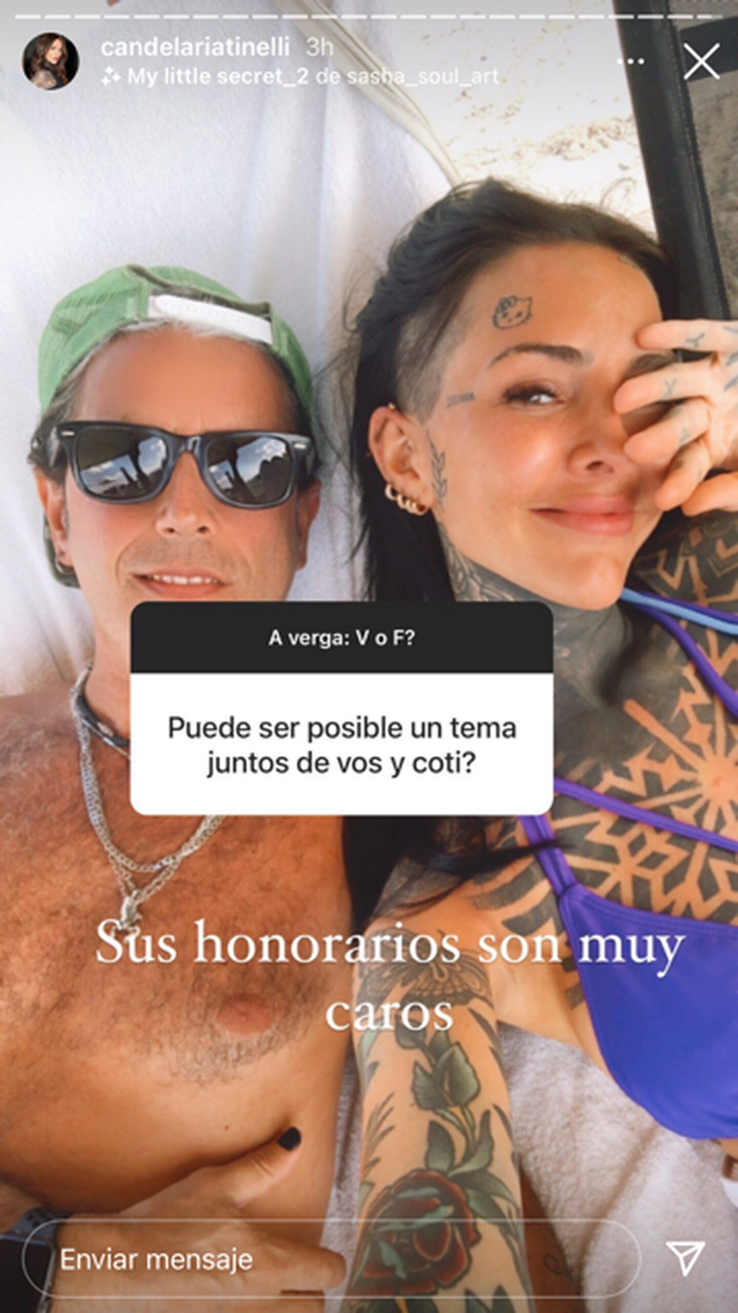 La pícara respuesta de "Lelé" cuando le preguntaron si grabará un tema con Coti.
