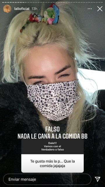 Lali contestó a un comentario muy hot de un follower.