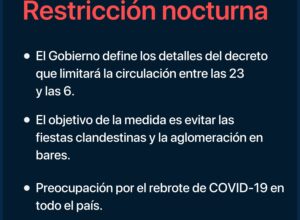 ¿Qué va a pasar con los recitales durante la restricción nocturna?