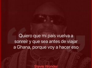 Stevie Wonder se va a vivir a Ghana por la agitación política en los Estados Unidos