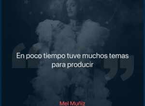 Mel Muñiz explora distintos estilos: “Mi arte no lo pienso en función de lo que puede gustarle a la gente”