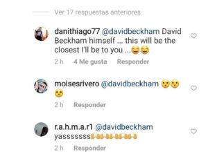 Maluma se tiñó de rosa y David Beckham le festejó el look