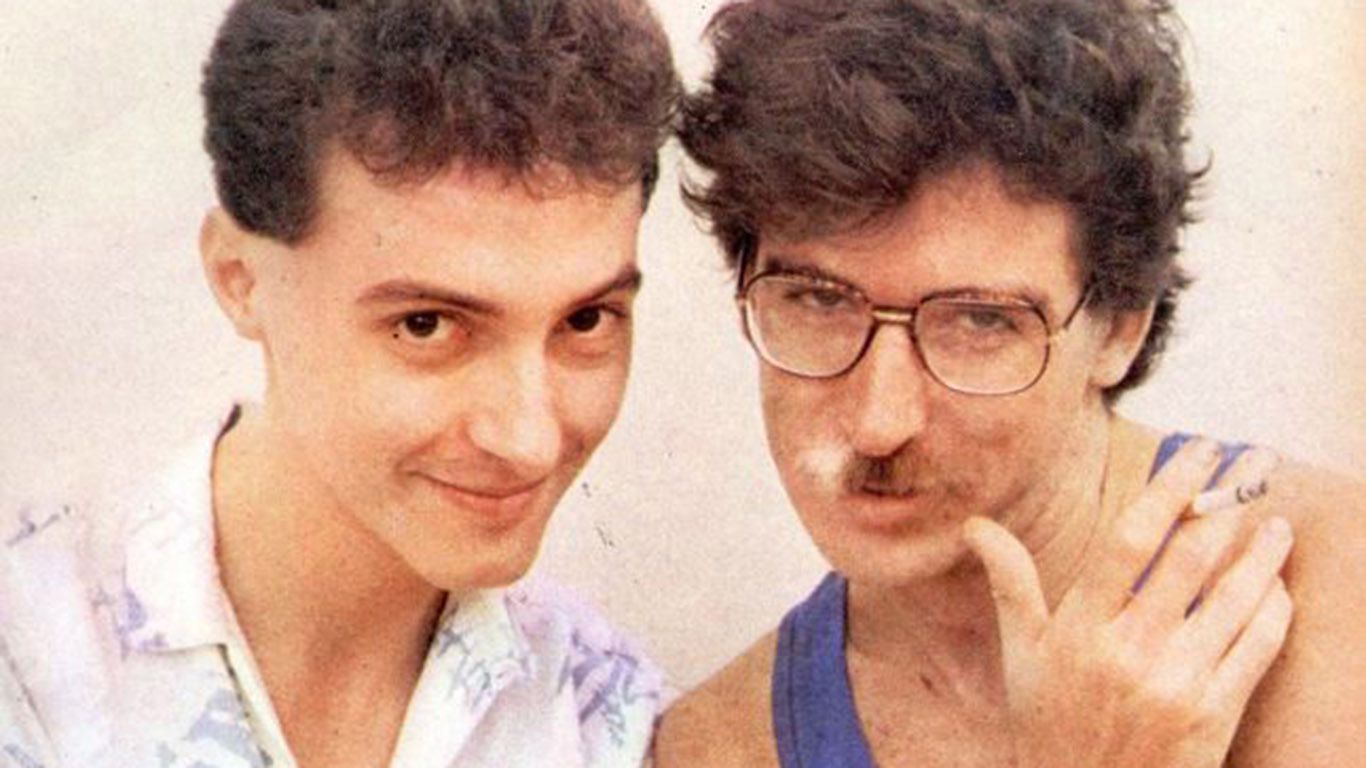 Aznar y García, en una producción fotográfica de la revista Pelo.