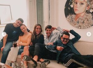 Sebastián Yatra y Danna Paola estuvieron de fiesta y sin tapabocas