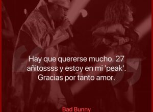 Bad Bunny festejó su cumpleaños con una torta de… brócolis