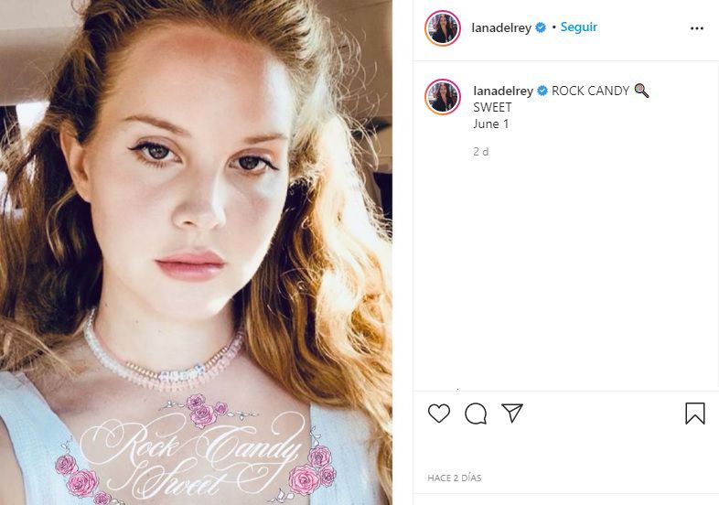 Lana Del Rey anunció la salida de su nuevo disco. (foto: instagram/lanadelrey)