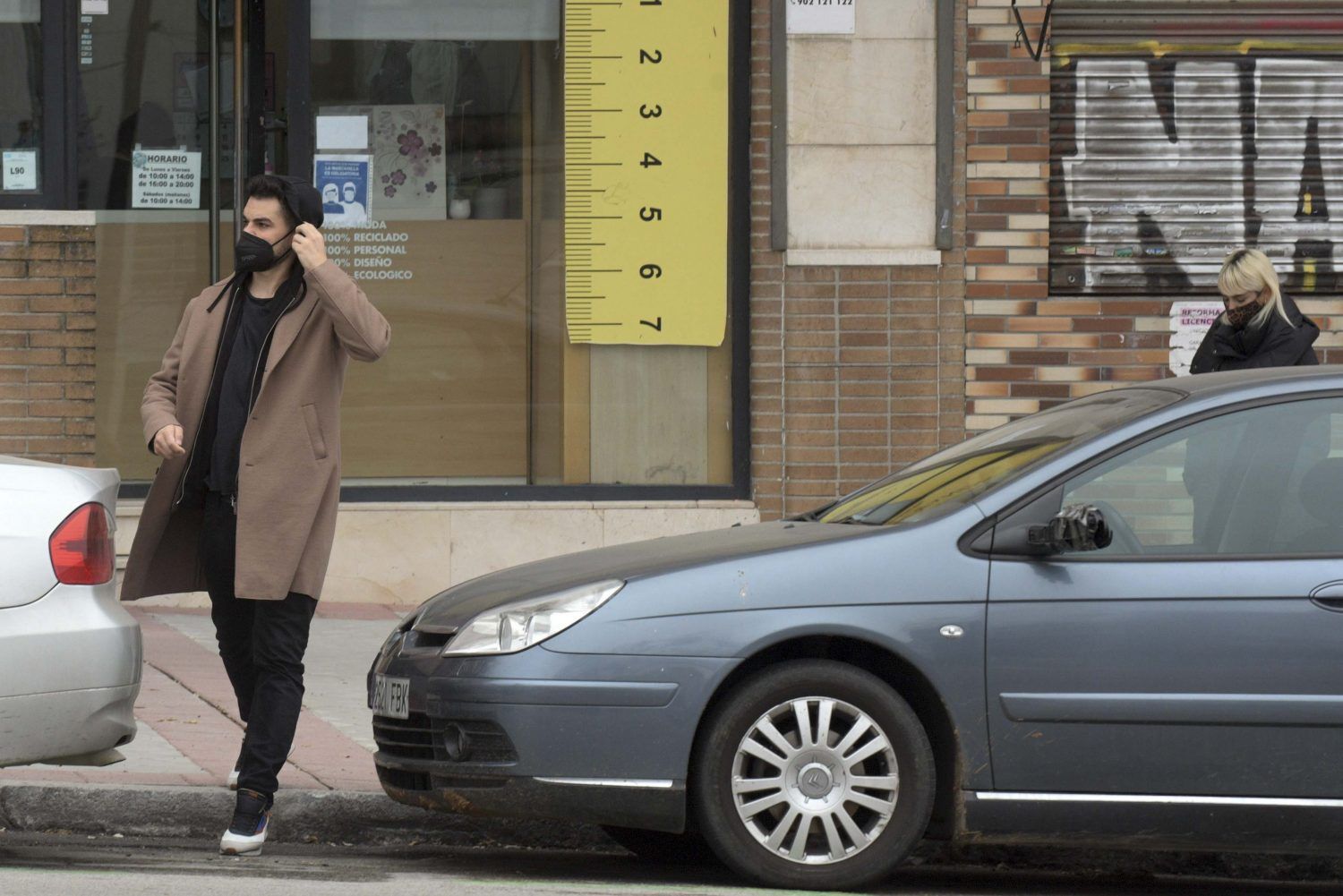 El encuentro secreto entre Lali y Victori en Madrid. (Foto: Guacamouly.com)