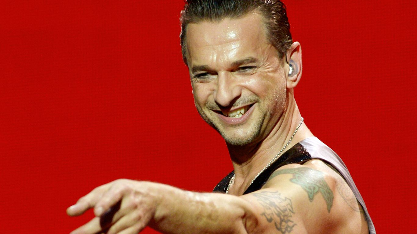 Dave en un show de Depeche Mode, en Alemania, 2013 (Foto: AP/Rainer Jensen).