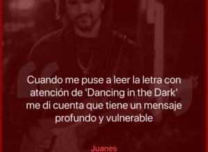 Juanes publicó una versión en español de “Dancing in the Dark” de Bruce Springsteen