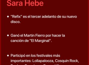 Sara Hebe presenta “Refix”, adelanto de su nuevo disco