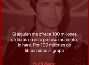 Noel Gallagher le puso una cifra astronómica a la reunión de Oasis