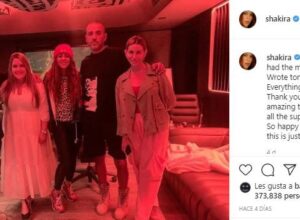 Shakira, imparable en el estudio