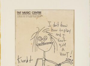 Un autorretrato de Kurt Cobain se vendió a un precio exorbitante