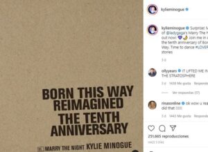 Kylie Minogue versionó un hit de Lady Gaga