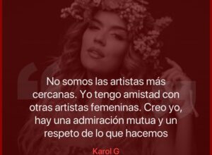 Karol G, sobre su supuesta pelea con Rosalía: “No somos las artistas más cercanas”