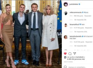 El motivo que llevó a Justin Bieber a juntarse con el presidente de Francia, Emmanuel Macron