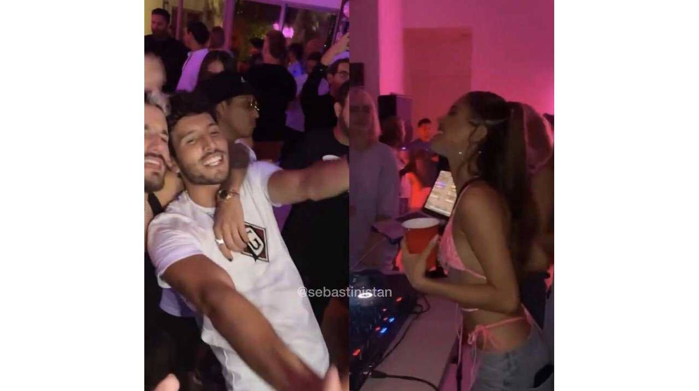 Tini y Yatra se divirtieron en una fiesta en Miami. (Foto: Instagram/sebastinistan).