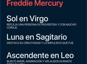 Cómo es la carta natal de Freddie Mercury