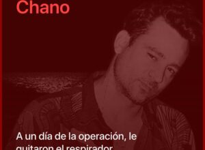 Chano Charpentier, internado: le retiraron el respirador y le bajaron la sedación