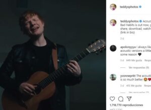 Ed Sheeran presentó una versión acústica de “Bad Habits”