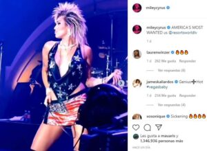 Con un grito y en pleno concierto: así fue el apoyo de Miley Cyrus a Britney Spears