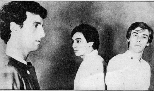 Siperman, Bonatto y Melero, en 1983 (Foto: revista Pelo).
