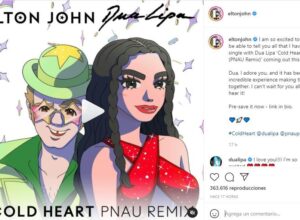 Elton John y Dua Lipa se unen en “Cold Heart”, clásicos remixados que invitan a soñar con la fiesta
