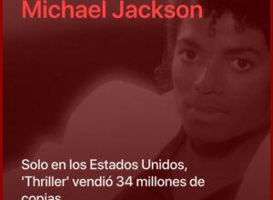 “Thriller”, de Michael Jackson obtuvo 34 certificaciones de platino