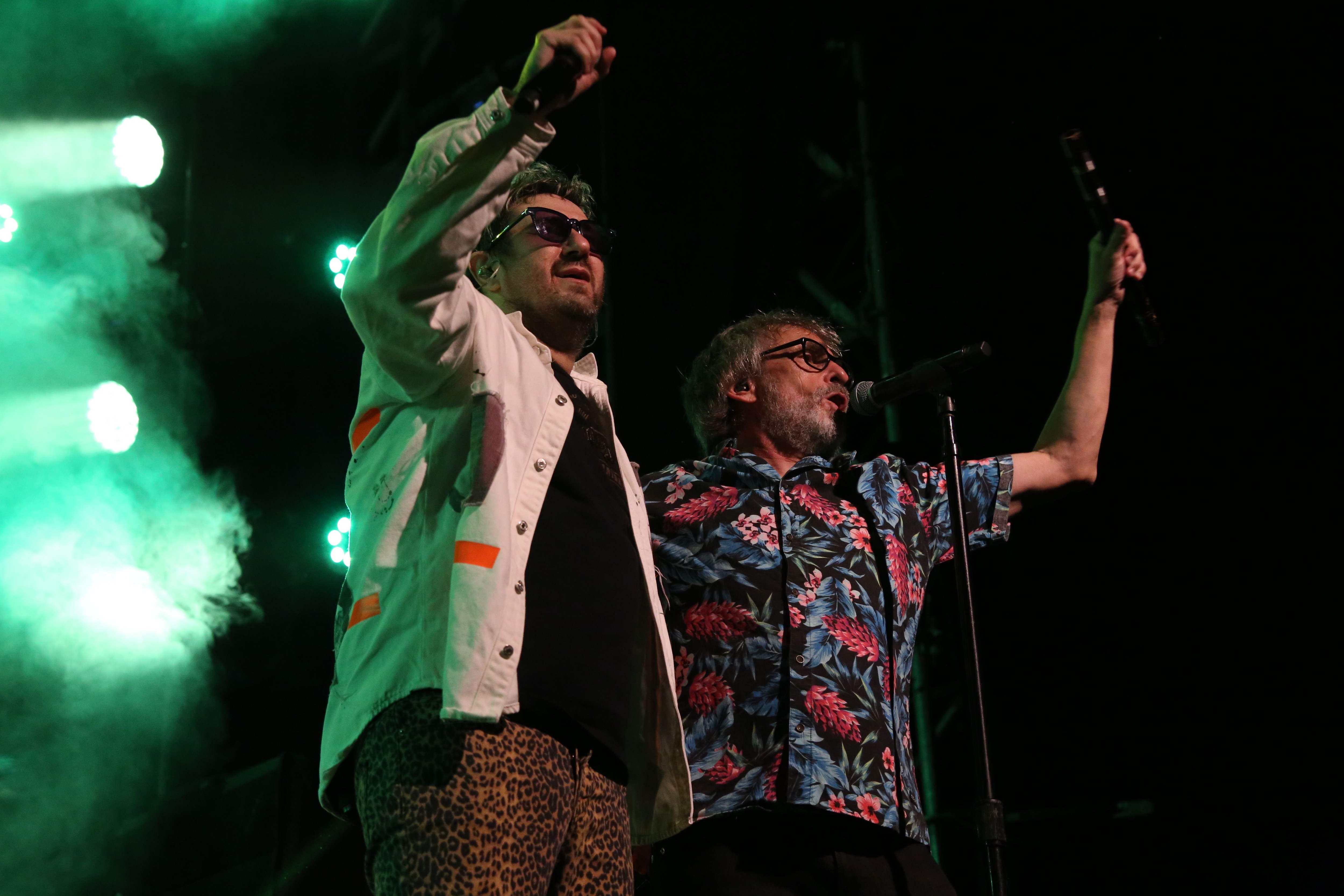 Cucho Parisi y Jorge Serrano, en vivo. (foto: prensa)