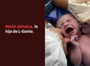 Nació Jamaica, la hija de L-Gante