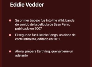 Eddie Vedder adelanta su tercer disco solista con “Long way”