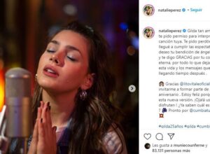 Natalie Pérez se suma al homenaje a Gilda: “Gracias por todo lo que dejaste en esta vida”