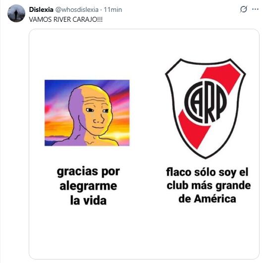 Los memes y reacciones al partido entre River y Rosario Central. (Fotos: Captura X)