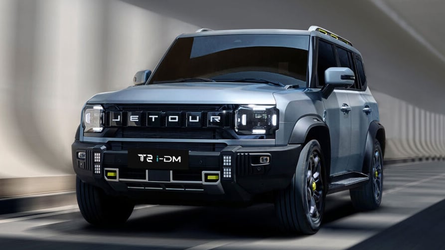 Vista frontal del Jetour T2 i-DM. Foto: Jetour.