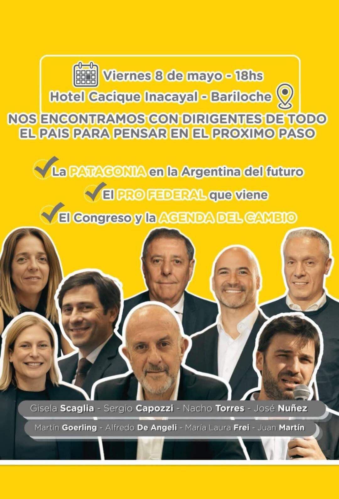 Este viernes el PRO se reúne en Bariloche. (Foto: PRO)