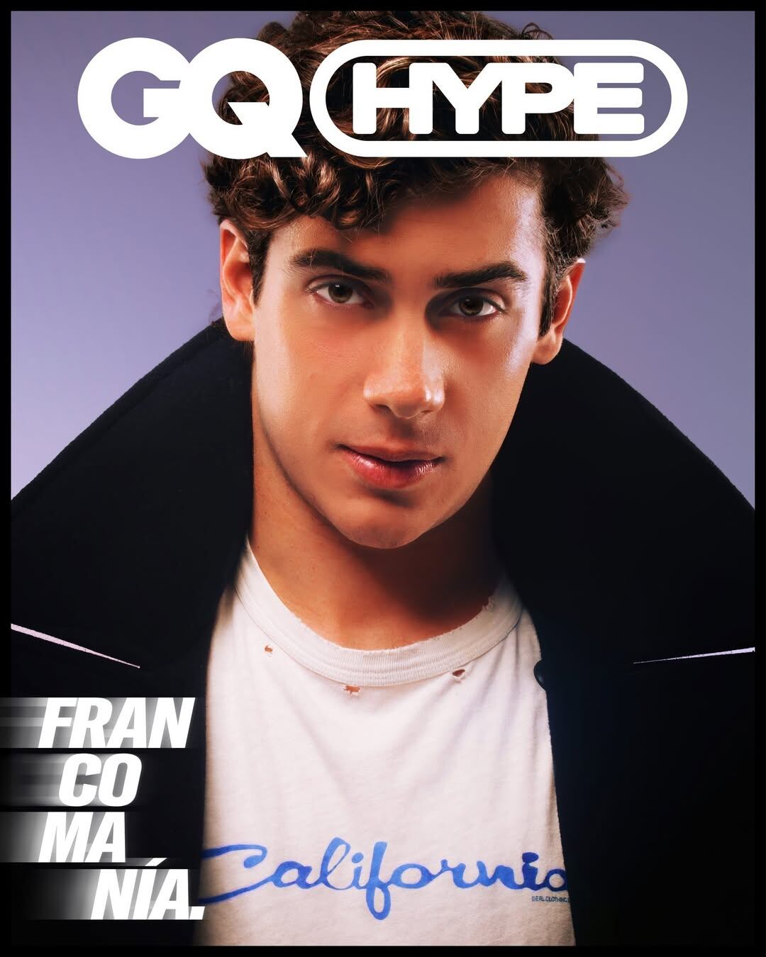 Franco Colapinto, chico de tapa de GQ Hype. (Foto: Instagram/@gqspain/Jorge Foley)
