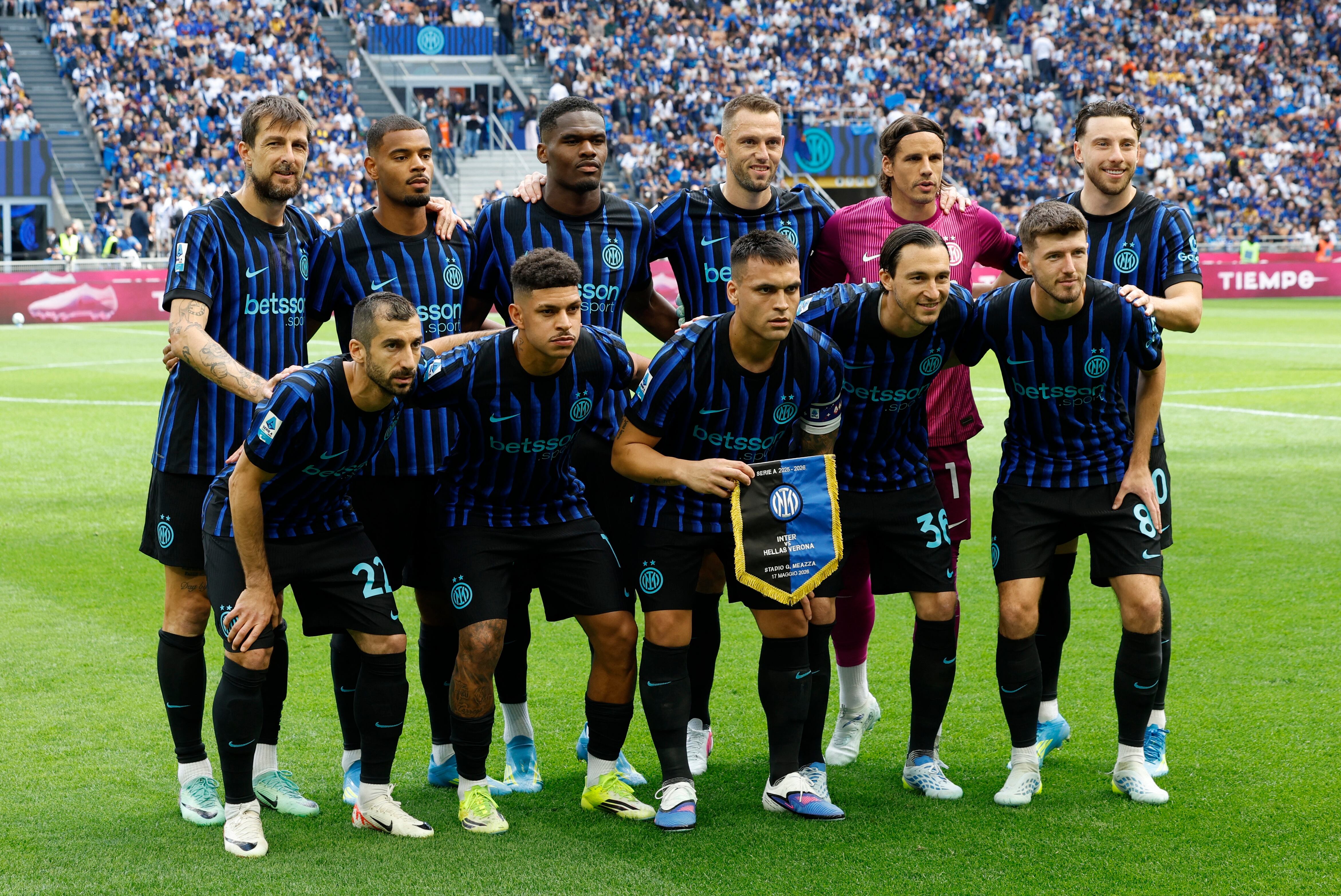 Inter vs H. Verona por la fecha 37 de la Serie A de Italia del 2026.