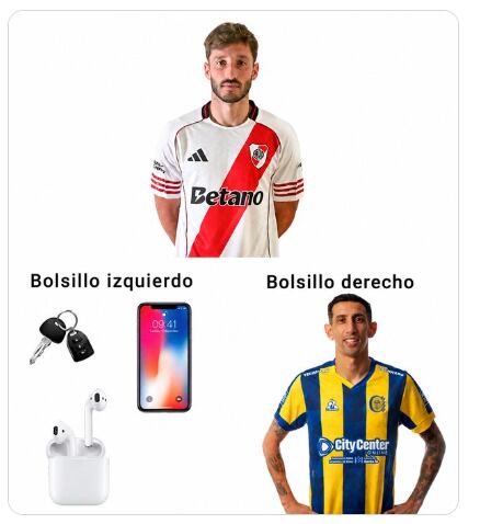 Los memes y reacciones al partido entre River y Rosario Central. (Fotos: Captura X)