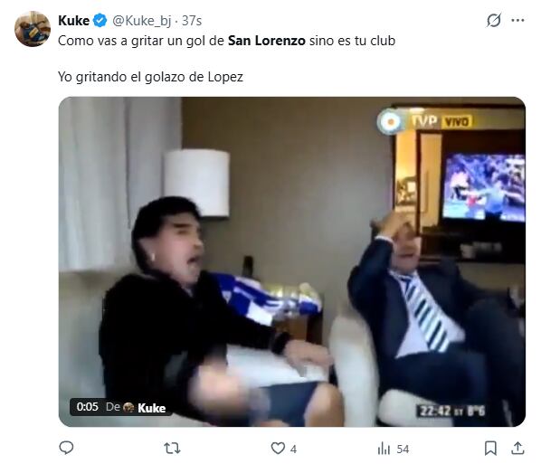Los mejores memes del partido entre River y San Lorenzo (Fuente: X)