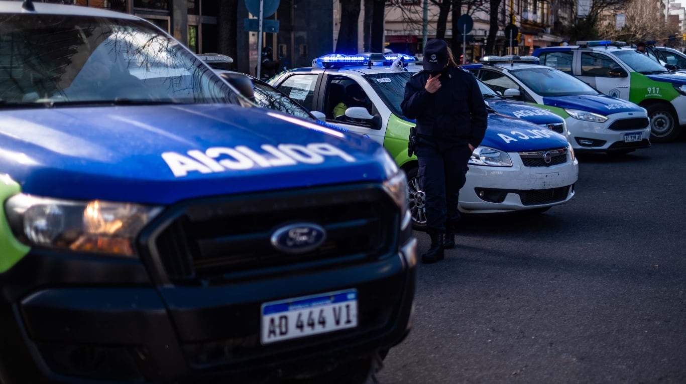 La Policía bonaerense detuvo al agresor. (Foto: Télam)