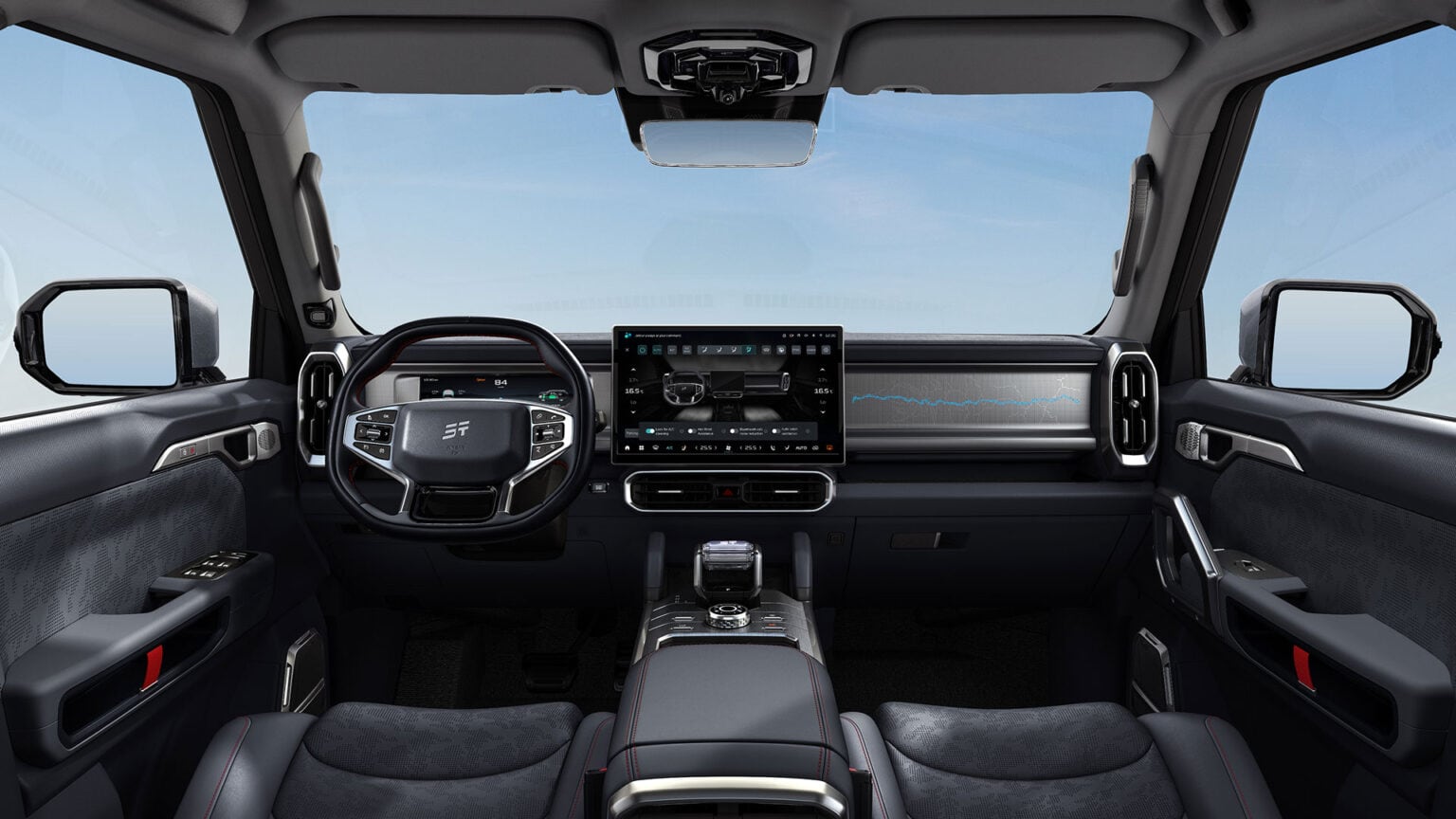 Interior del Jetour T2 i-DM. Foto: Jetour.
